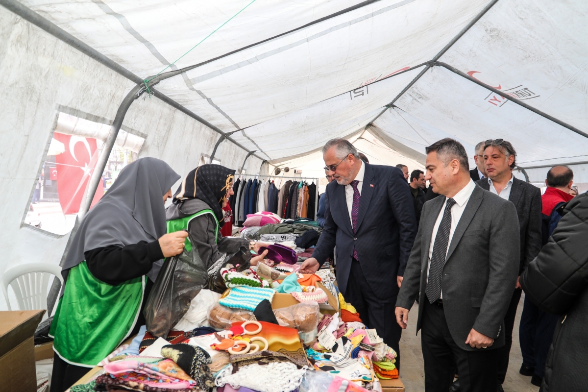 Bafra’da Gazze İçin Kermes Düzenlendi