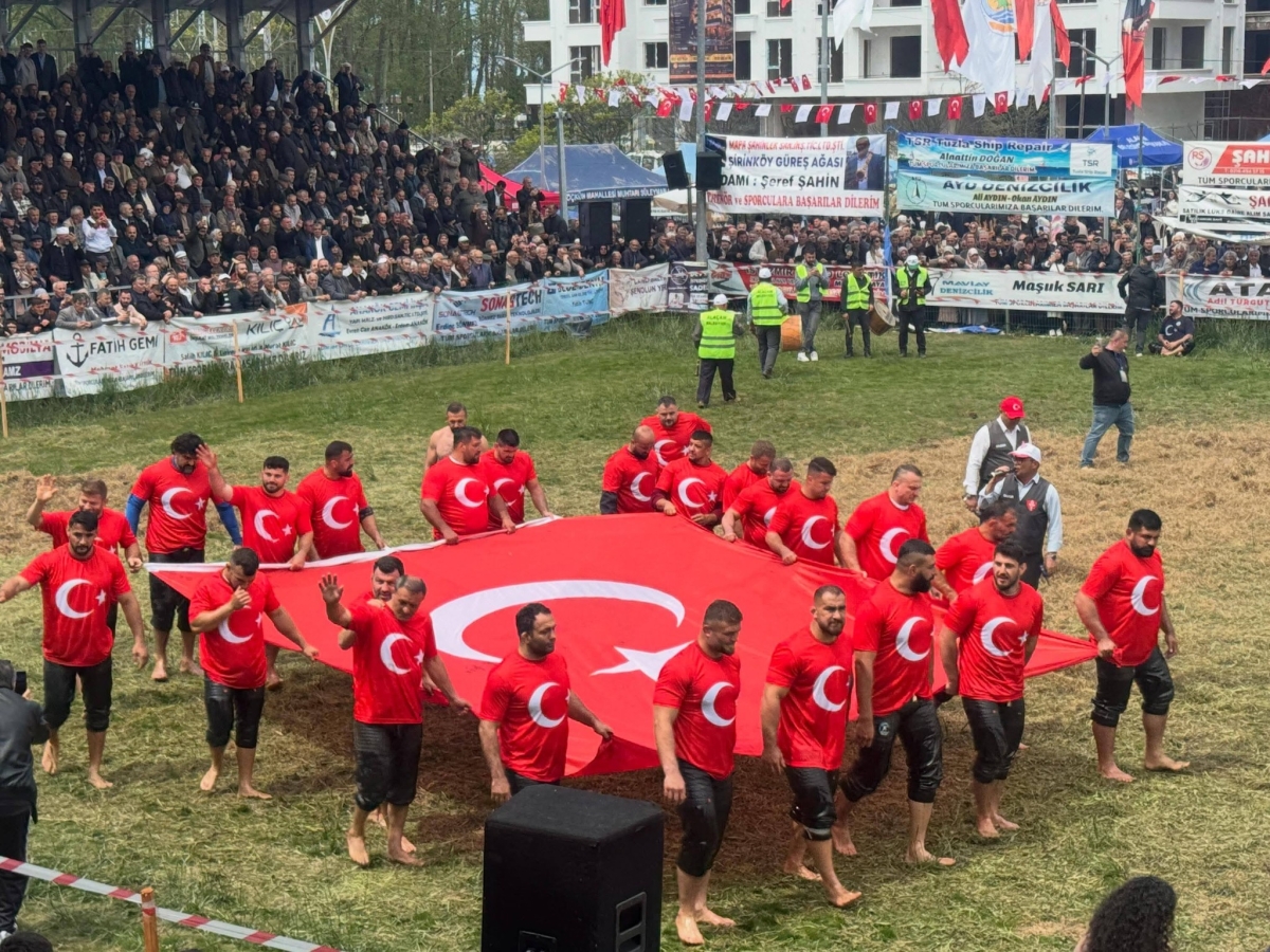 633. Alaçam Geyikkoşan Hıdırellez Yağlı Pehlivan Güreşleri Tamamlandı