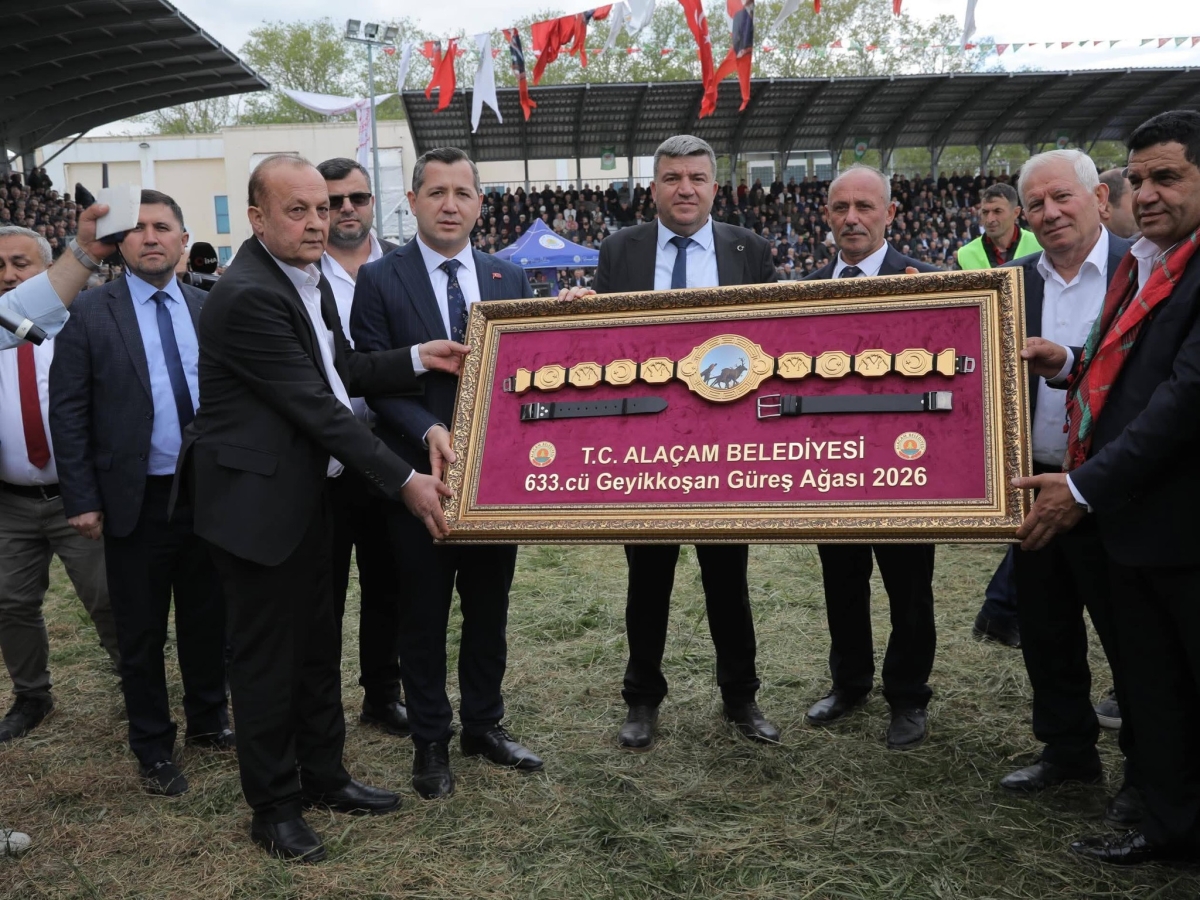 633. Alaçam Geyikkoşan Hıdırellez Yağlı Pehlivan Güreşleri Tamamlandı