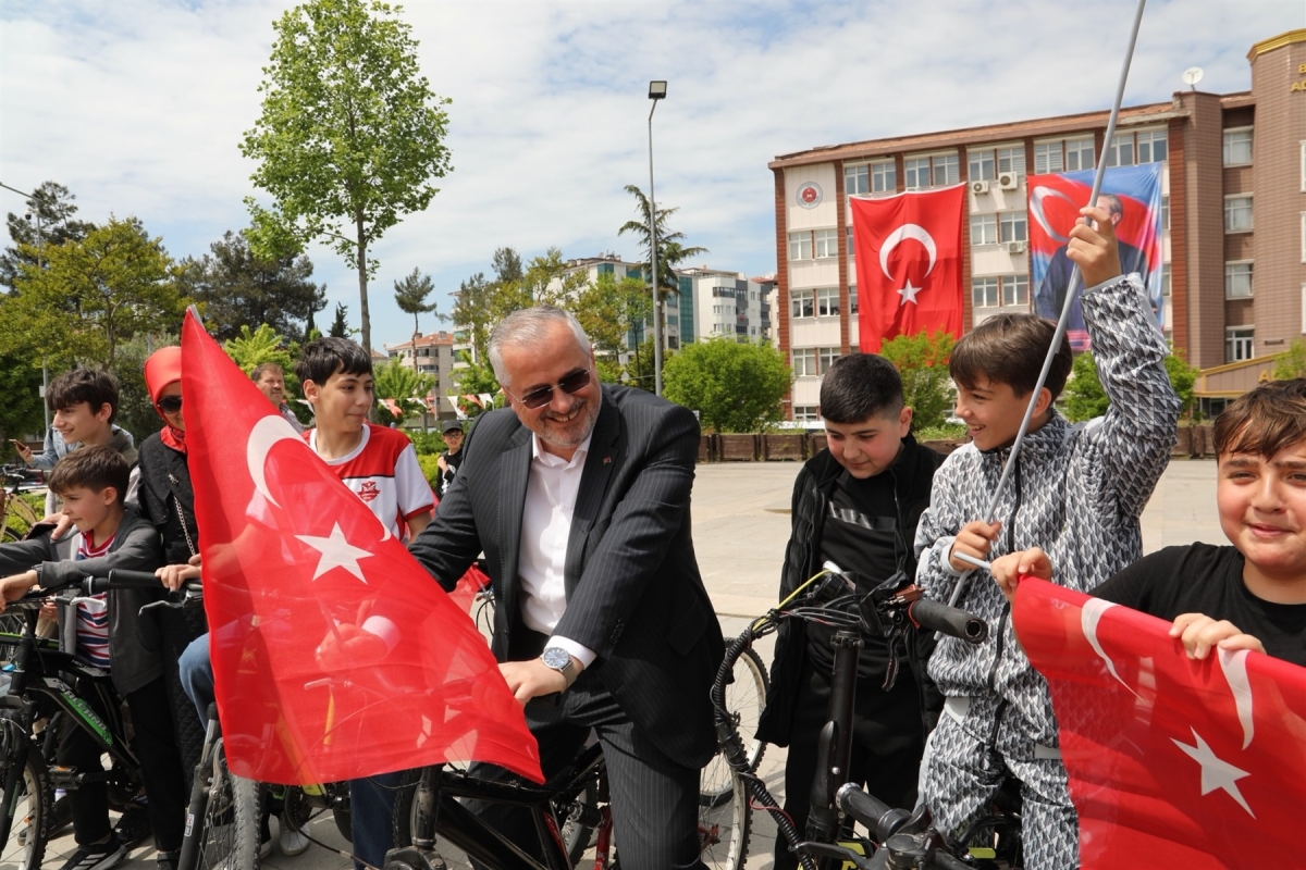 Bafra’da 19 Mayıs Coşkusu Pedallara Yansıdı
