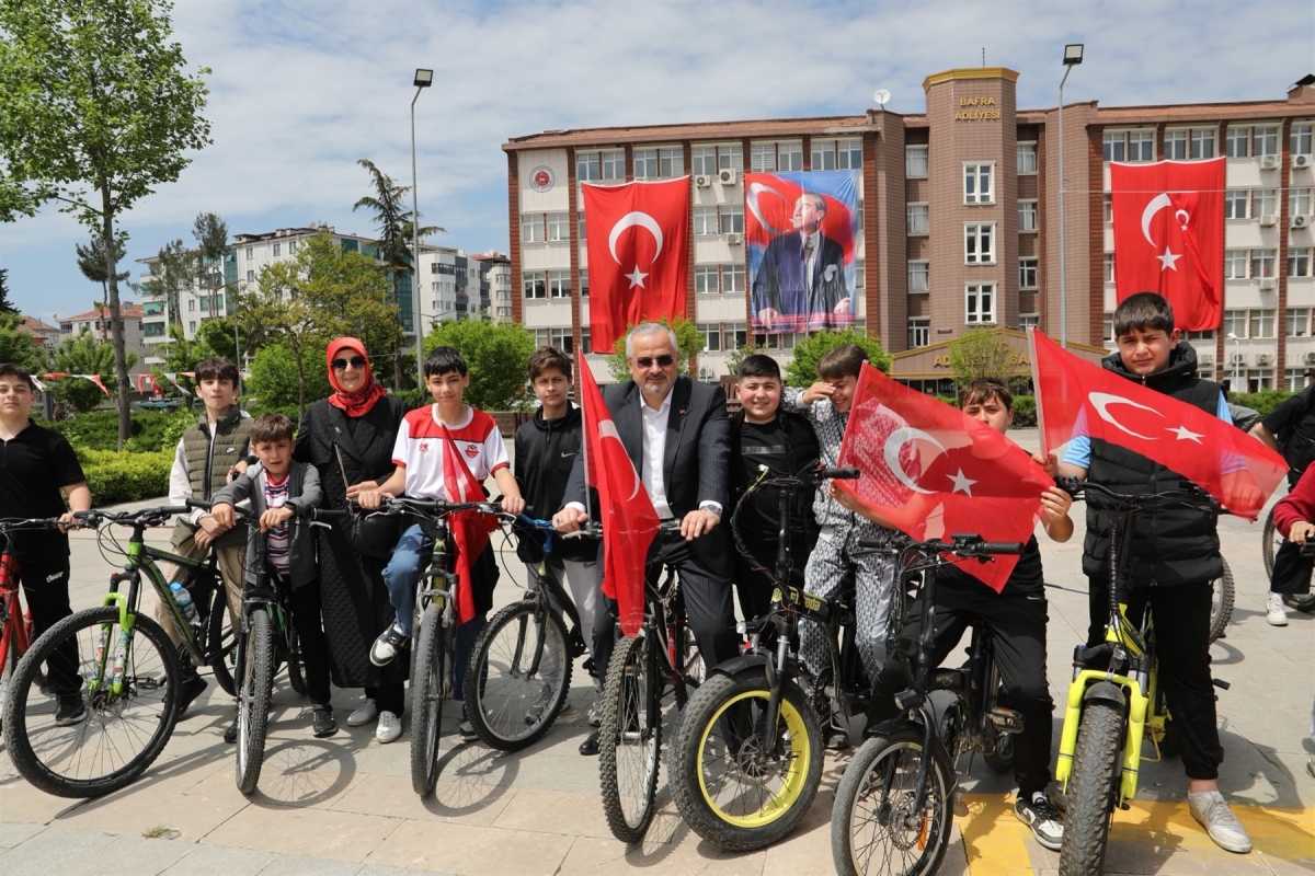 Bafra’da 19 Mayıs Coşkusu Pedallara Yansıdı