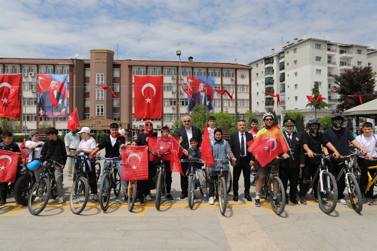Bafra’da 19 Mayıs Coşkusu Pedallara Yansıdı