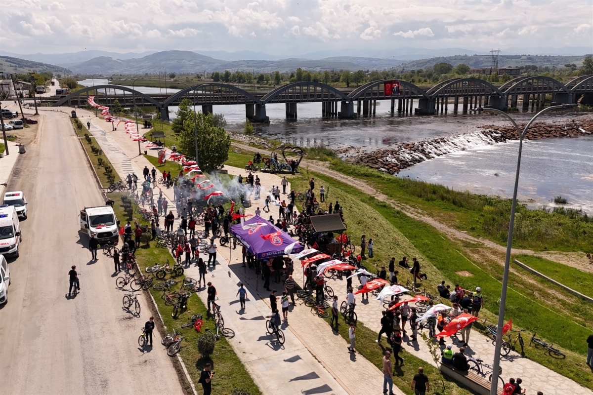 Bafra’da 19 Mayıs Coşkusu Pedallara Yansıdı