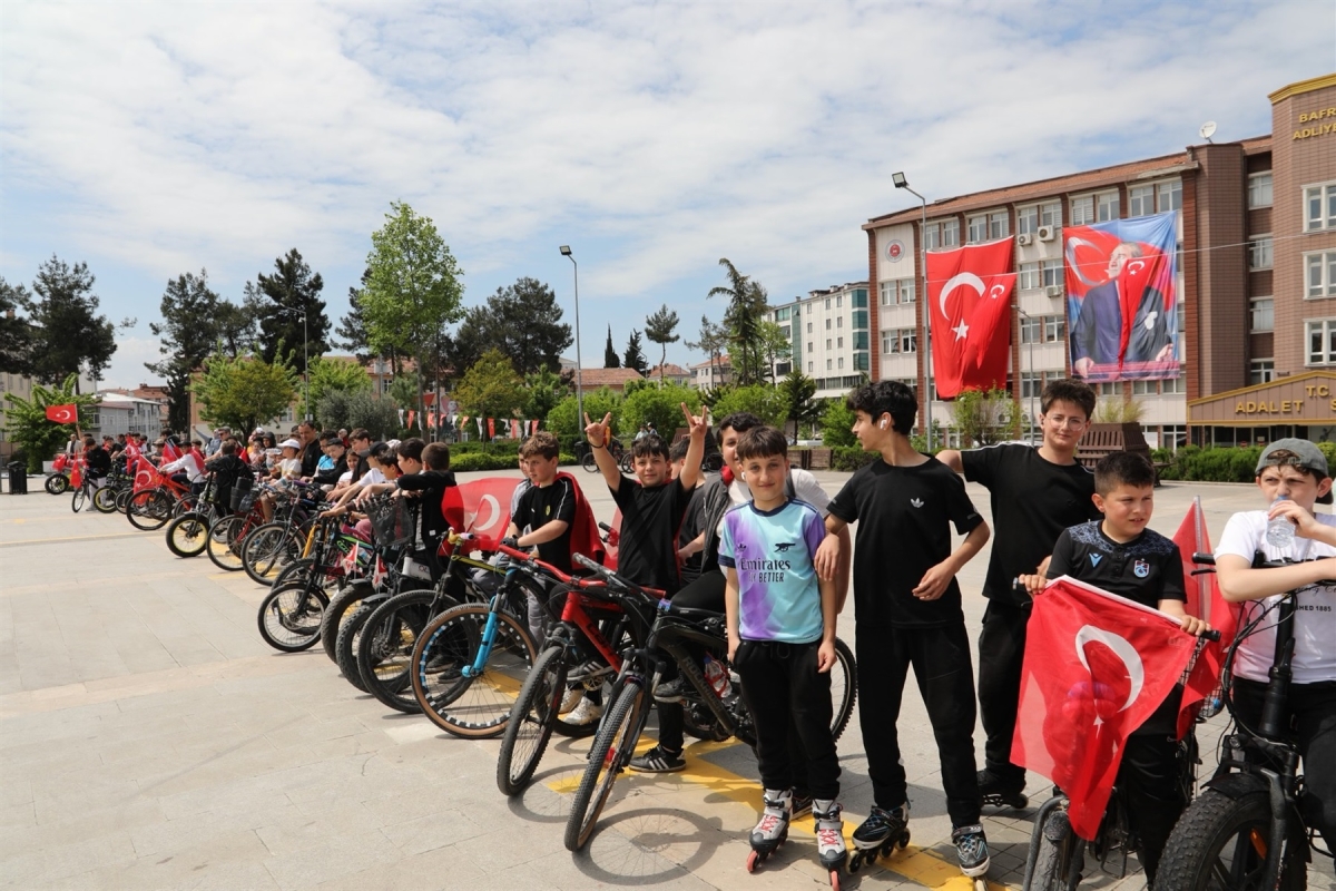 Bafra’da 19 Mayıs Coşkusu Pedallara Yansıdı