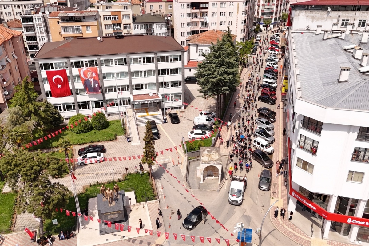 Bafra’da 19 Mayıs Coşkusu Pedallara Yansıdı