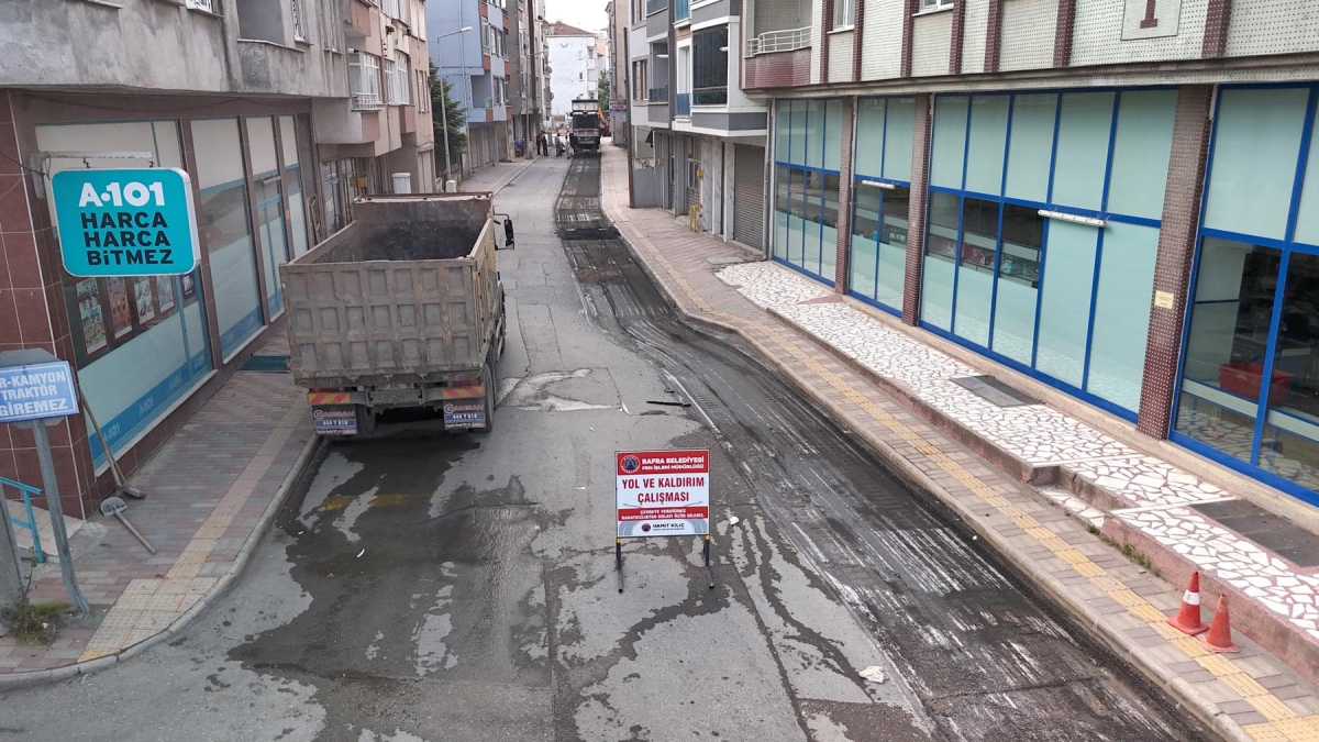 Bafra Belediyesi’nden Yol Konforunu Artıracak Asfalt Hamlesi