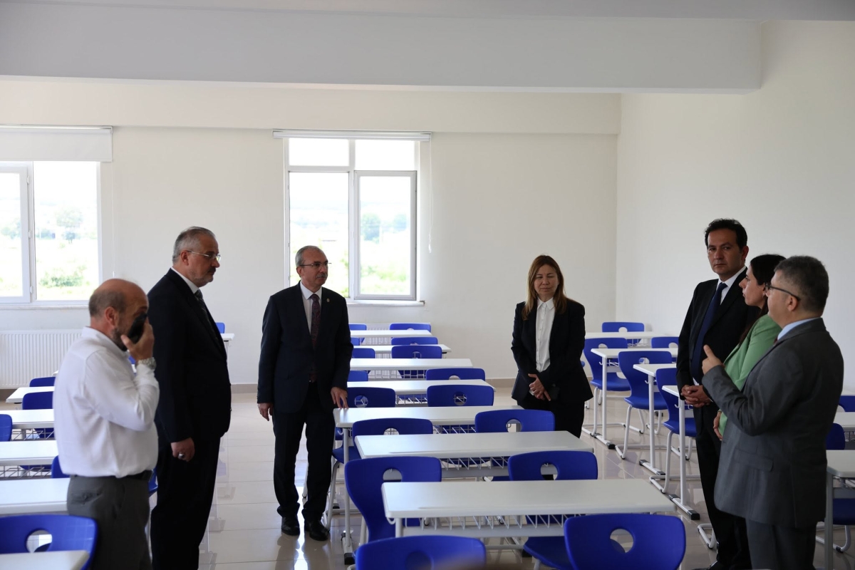 Bafra’daki Yükseköğretim Yatırımları Yerinde İncelendi