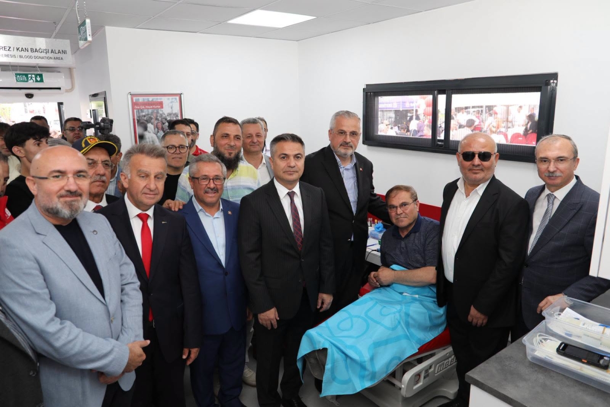 Bafra’da Hacı Nail Taşkın Kan Alma Birimi Hizmete Açıldı