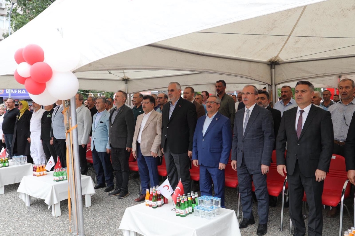 Bafra’da Hacı Nail Taşkın Kan Alma Birimi Hizmete Açıldı