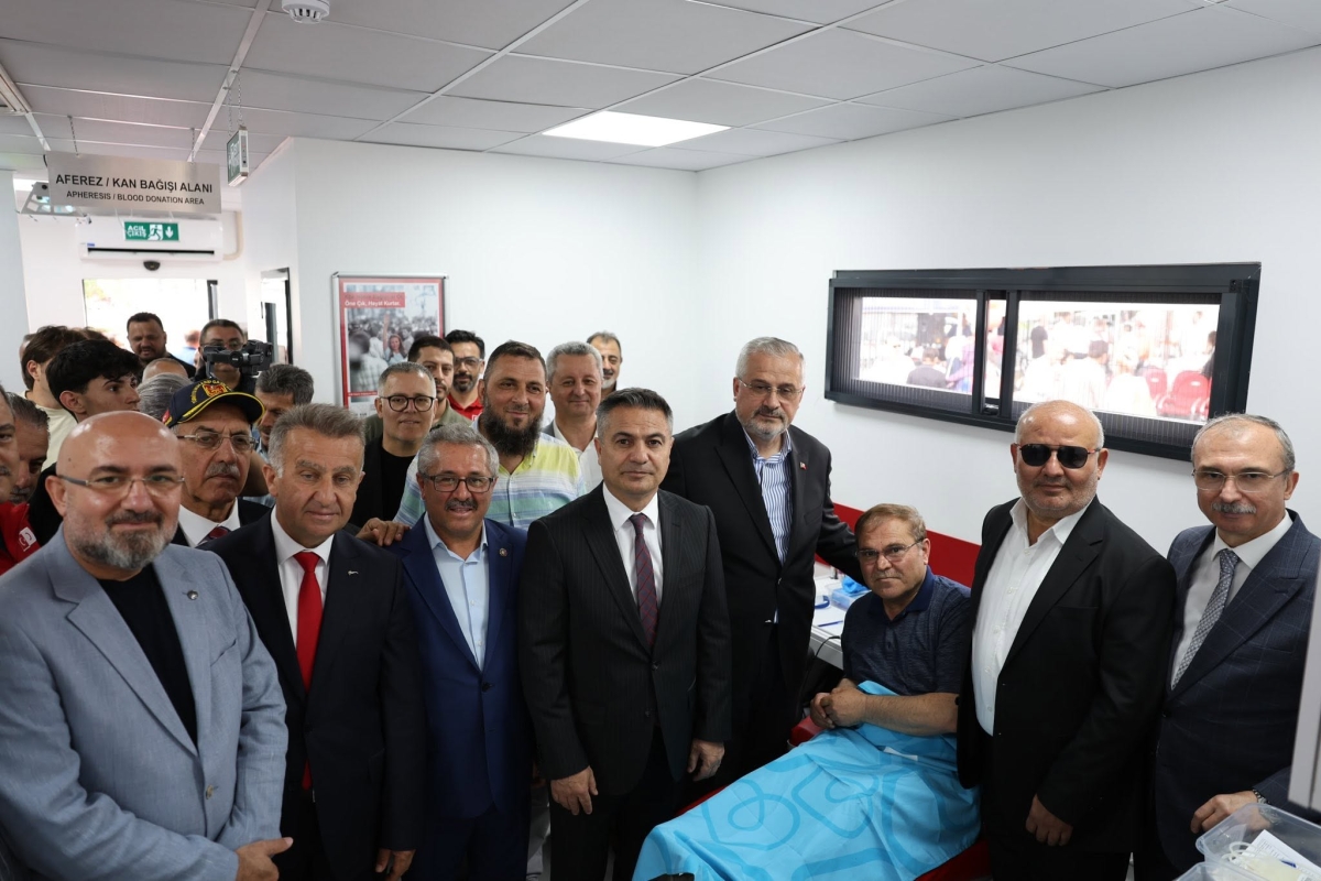 Bafra’da Hacı Nail Taşkın Kan Alma Birimi Hizmete Açıldı