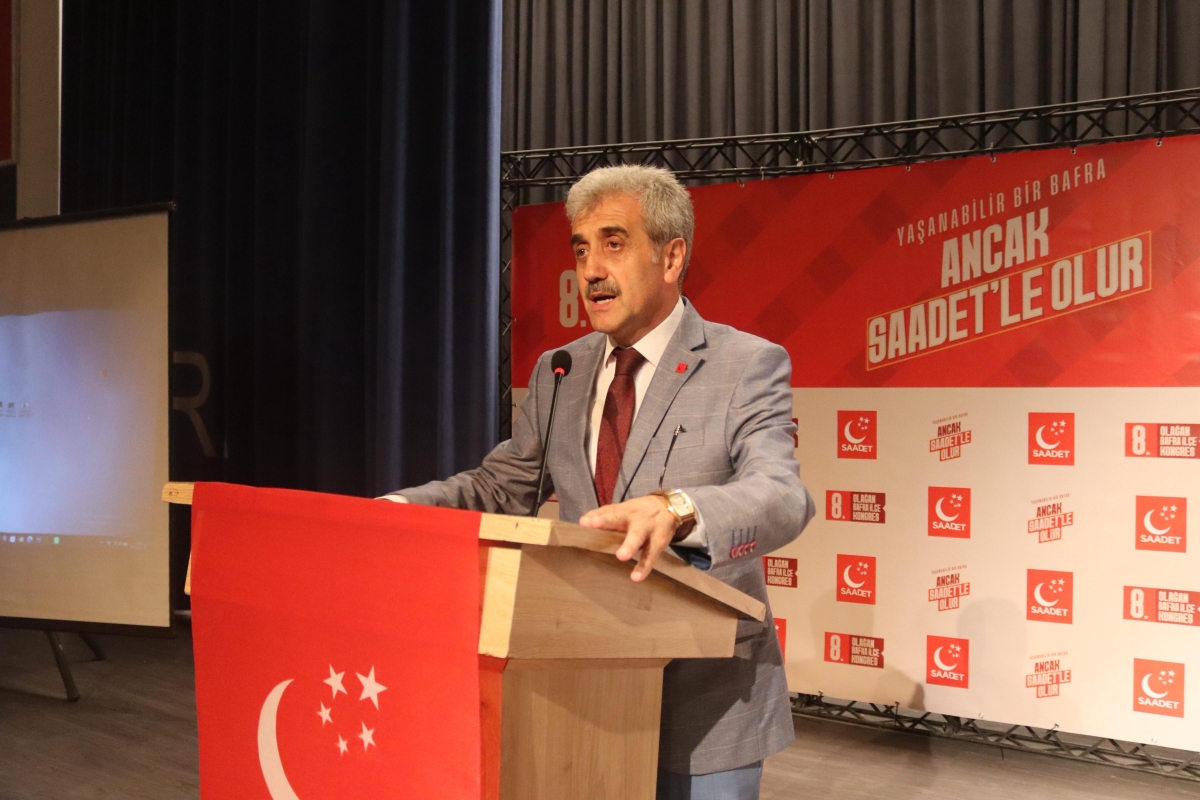 Saadet Partisi Bafra İlçe Başkanlığında Mustafa Öcal Güven Tazeledi
