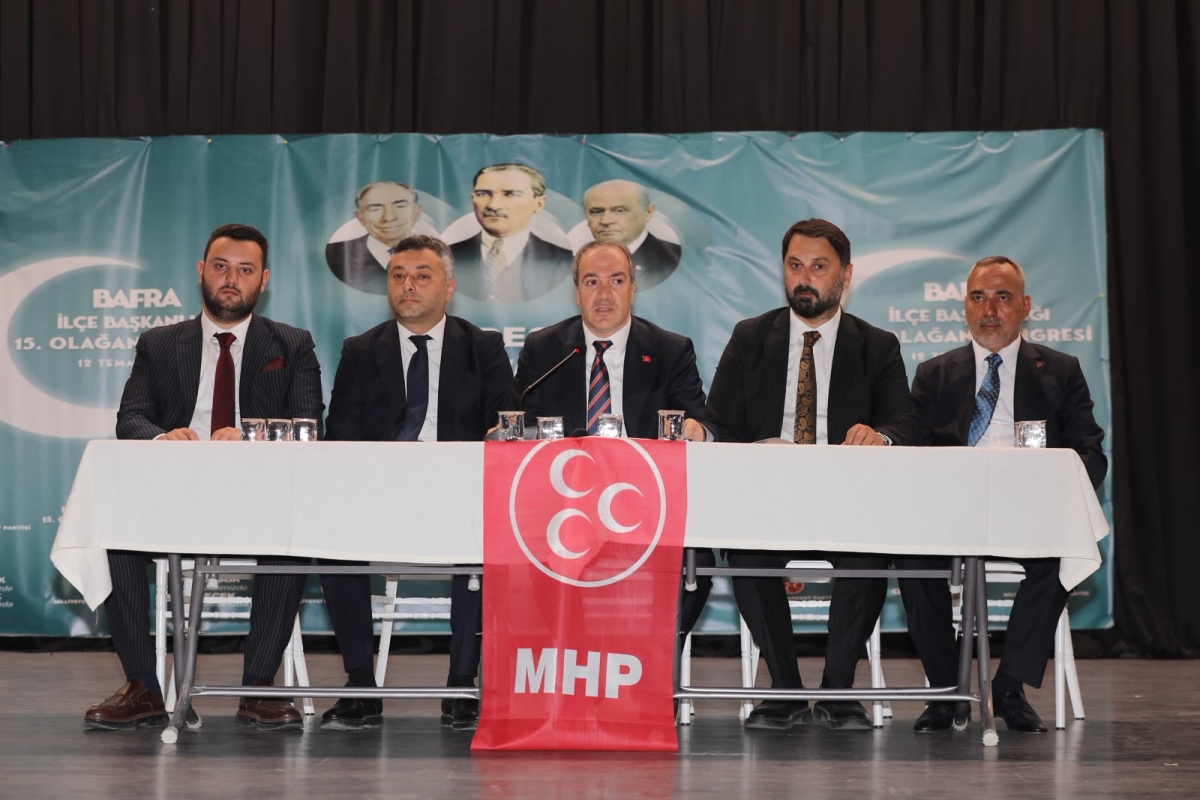 MHP Bafra İlçe Başkanlığına Kemal Şahin Seçildi