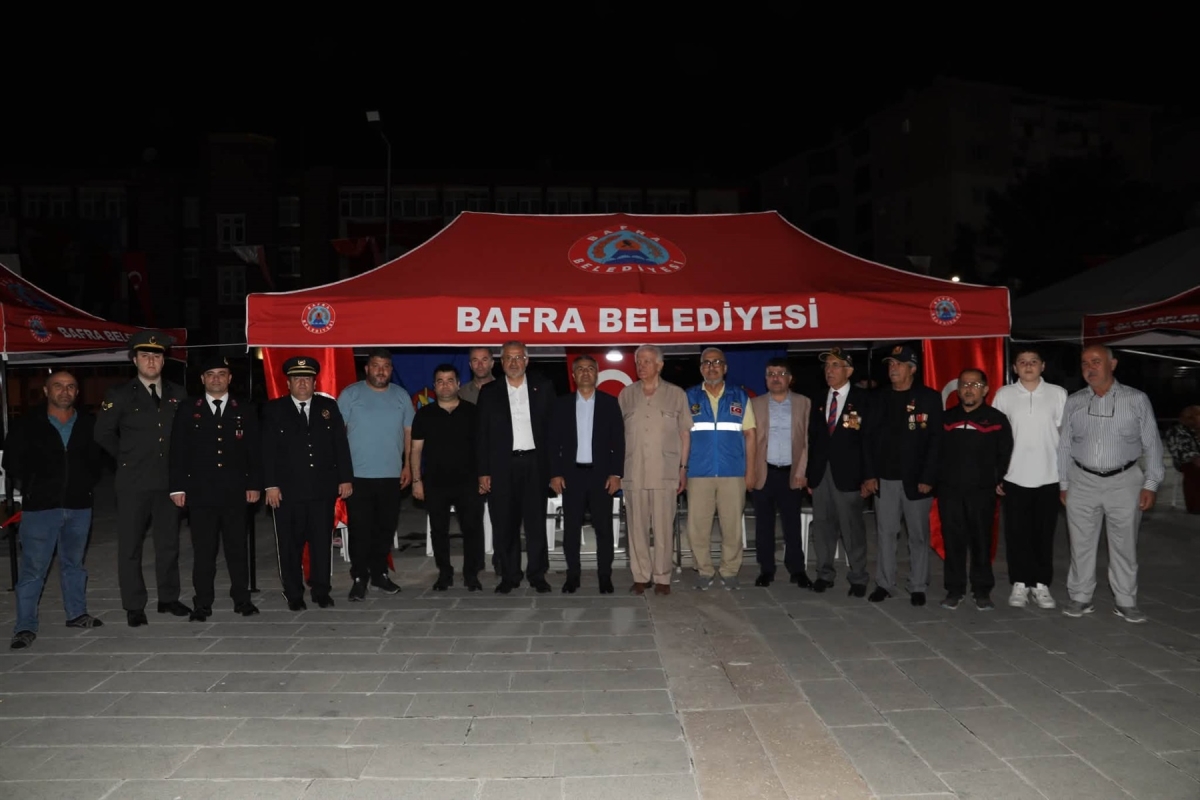 15 Temmuz Ruhu Bafra'da Bir Kez Daha Yaşatıldı