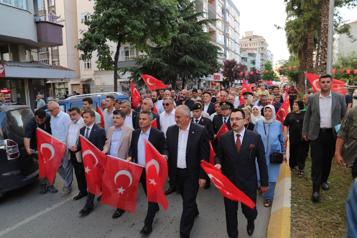 15 Temmuz Ruhu Bafra'da Bir Kez Daha Yaşatıldı