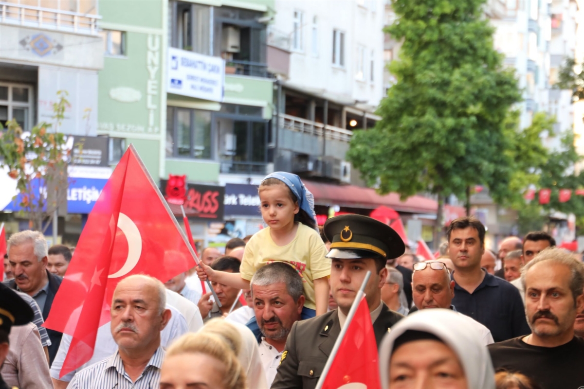 15 Temmuz Ruhu Bafra'da Bir Kez Daha Yaşatıldı