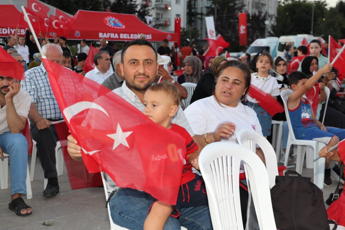 15 Temmuz Ruhu Bafra'da Bir Kez Daha Yaşatıldı