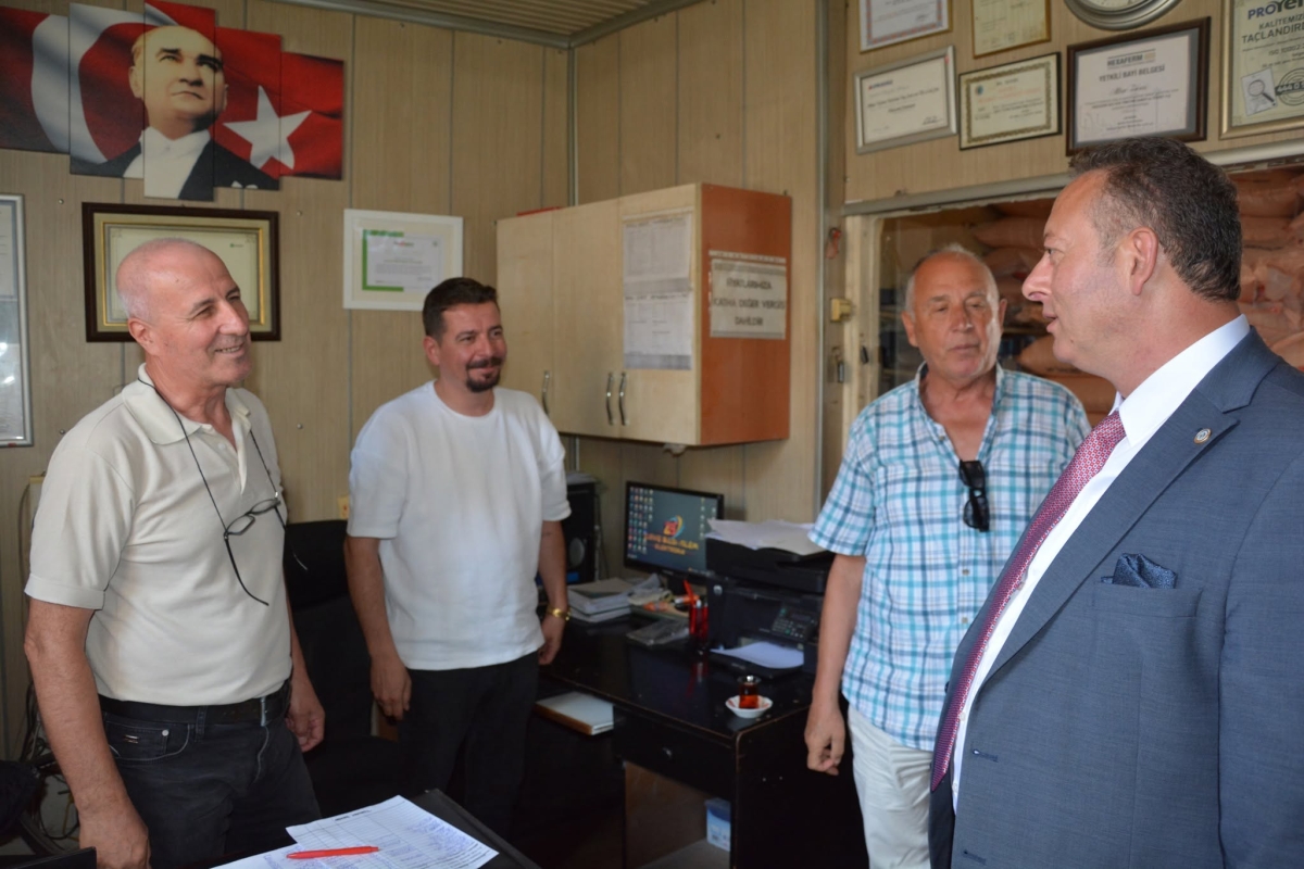 Bafra TSO’dan Alaçam’daki Üyelere Ziyaret