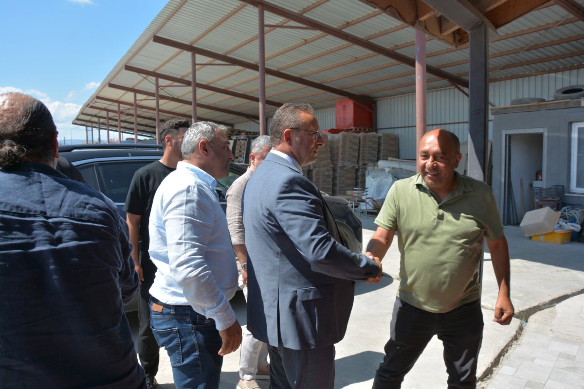 Bafra TSO’dan Alaçam’daki Üyelere Ziyaret