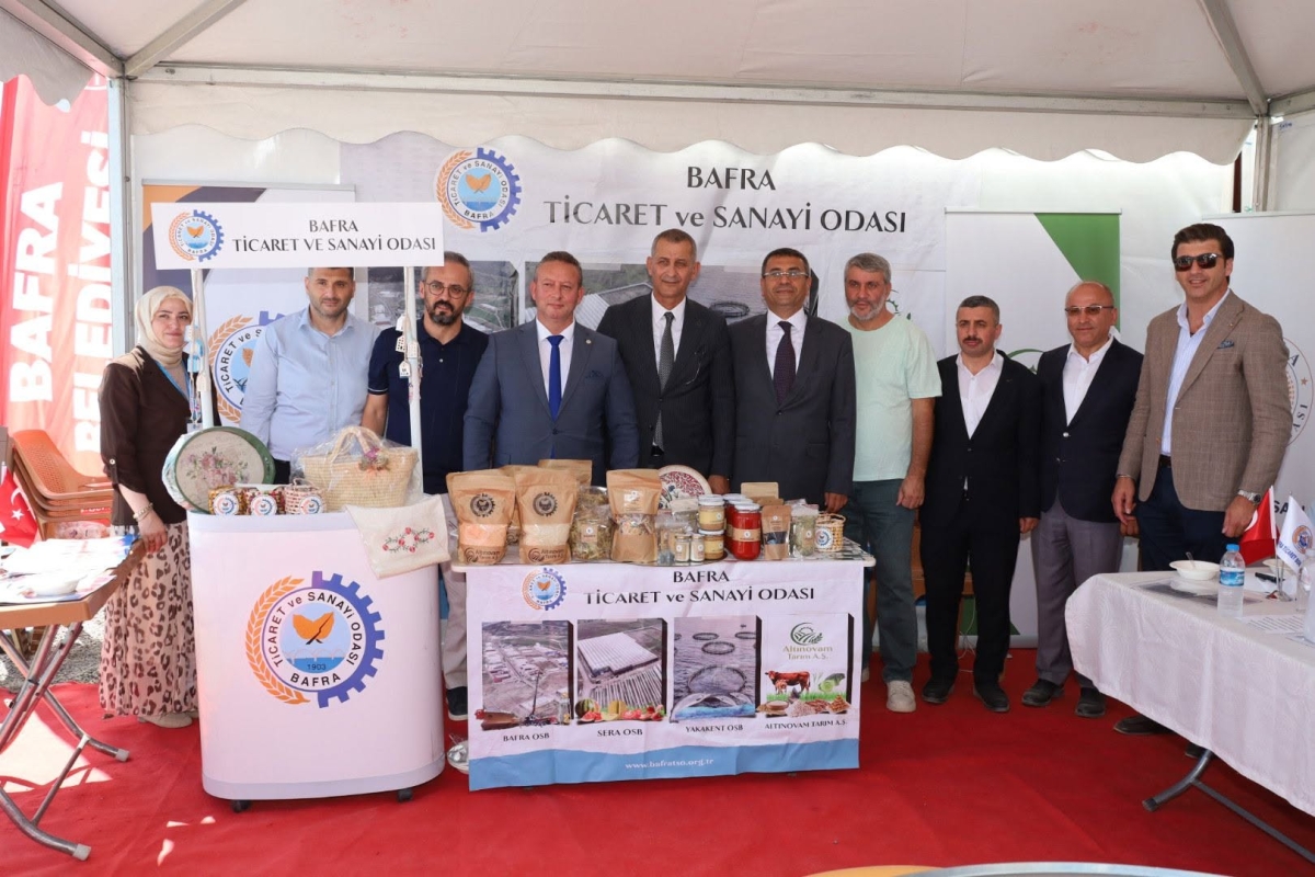 Başkan Serdal Sefa Kocabaş, Bafra Tarım ve Hayvancılık Fuarı’nda