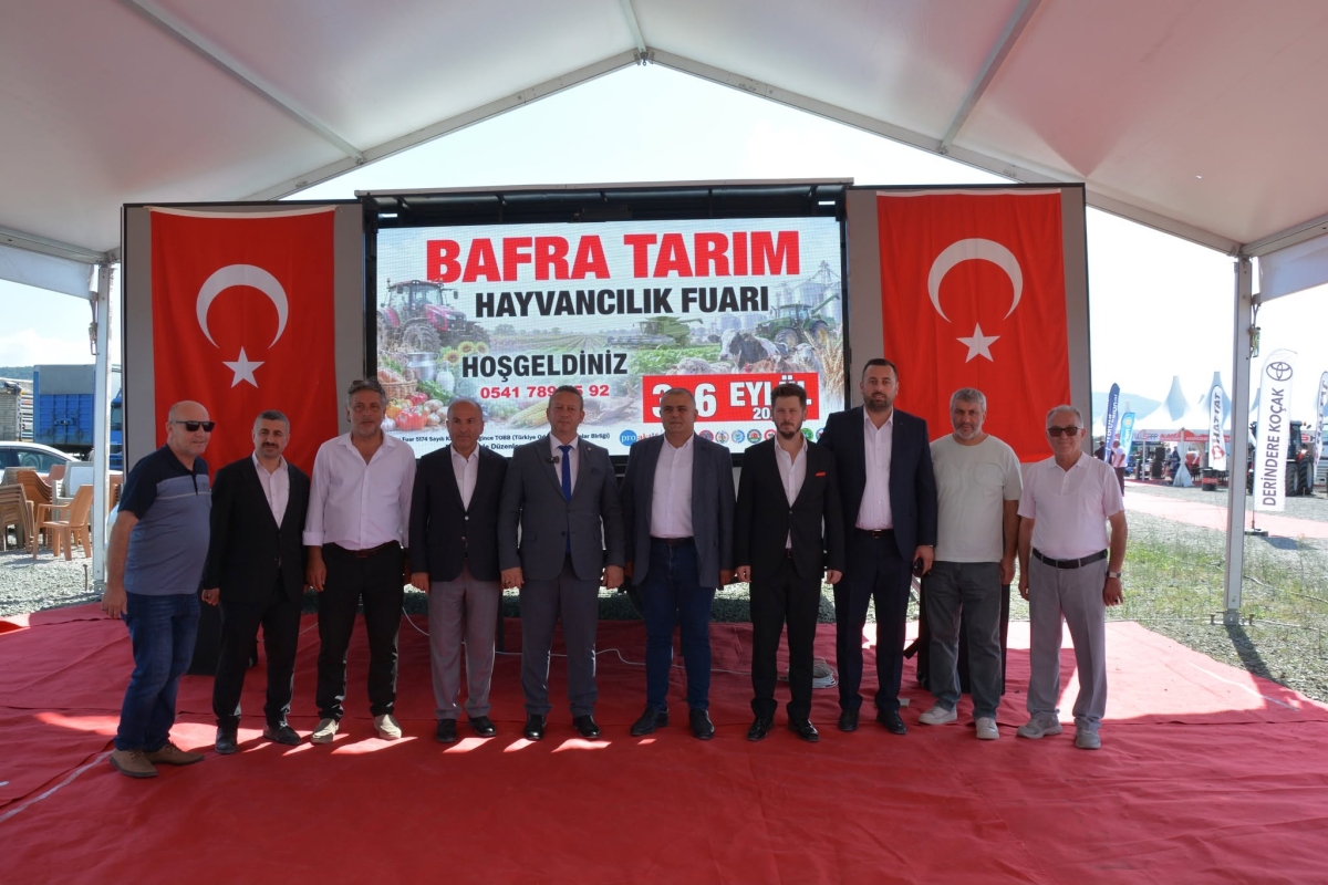 Başkan Serdal Sefa Kocabaş, Bafra Tarım ve Hayvancılık Fuarı’nda