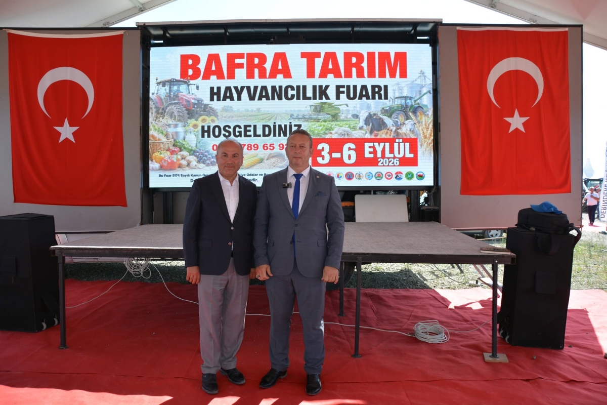 Başkan Serdal Sefa Kocabaş, Bafra Tarım ve Hayvancılık Fuarı’nda