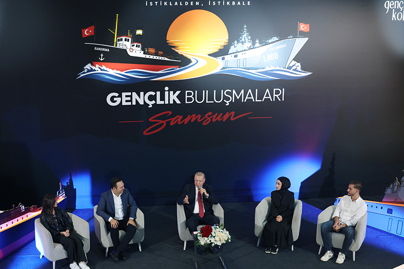 Petek Genç Cumhurbaşkanı Erdoğan’ı Ağırladı