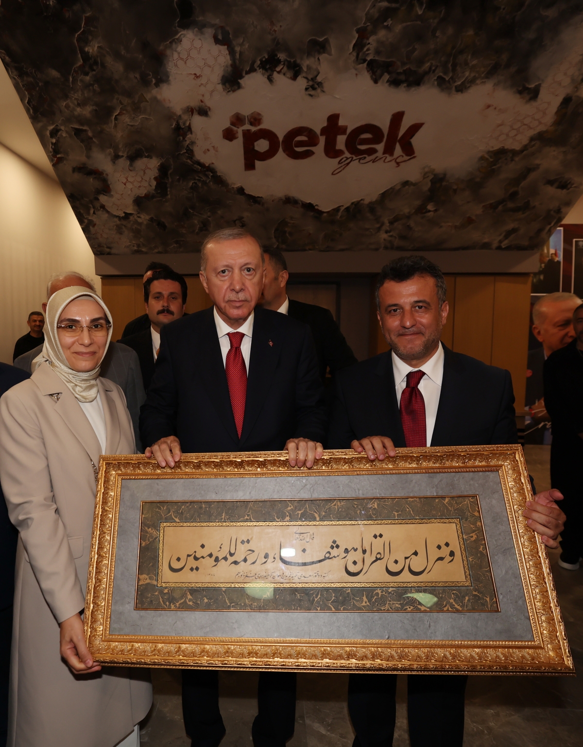 Petek Genç Cumhurbaşkanı Erdoğan’ı Ağırladı