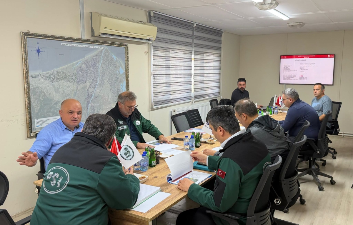 Bafra’da Kızılırmak Islahı ve Sulama Projeleri İncelendi