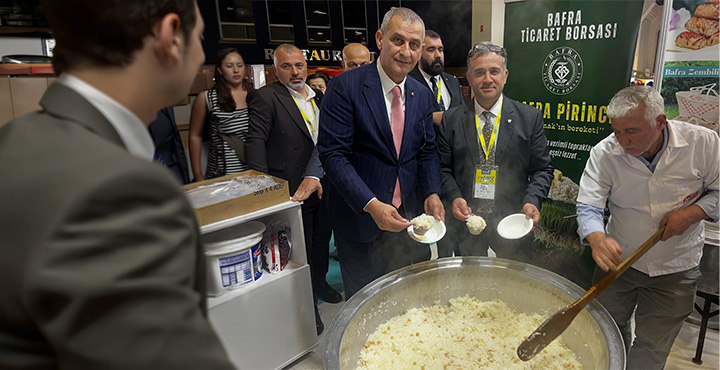 Bafra Pirinci YÖREX Antalya’da Yoğun İlgi Gördü