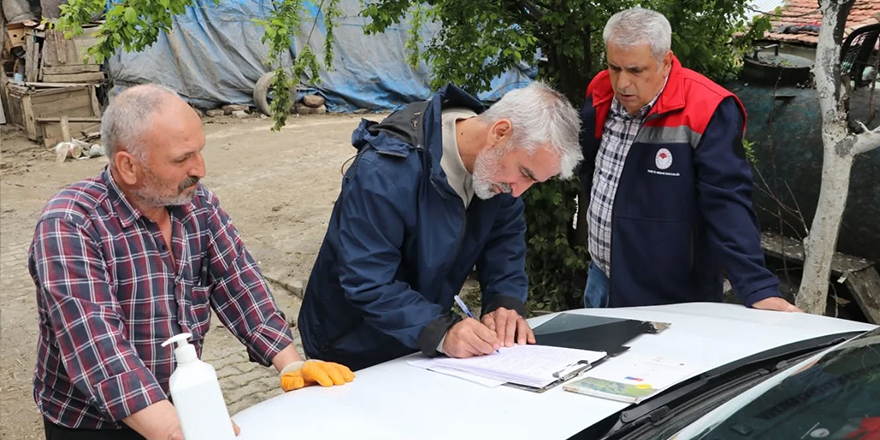 Sel Felaketinin Ardından Havza’da Hasar Tespiti Başladı