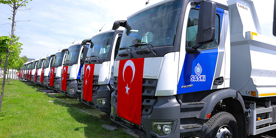 SASKİ’nin Araç Filosuna Güçlü Takviye