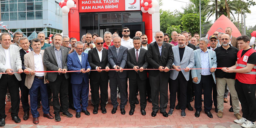Bafra’da Hacı Nail Taşkın Kan Alma Birimi Hizmete Açıldı