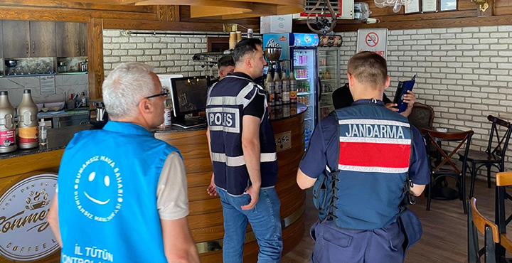 Bafra'da İşletmelere Yönelik Tütün Denetimi Gerçekleştirildi