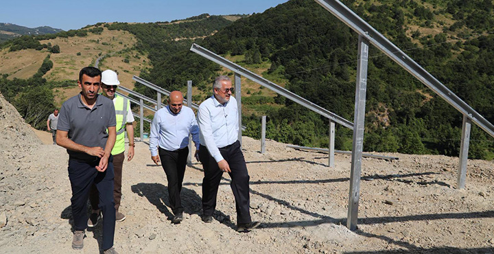 Bafra Belediyesi GES Projesinde Çalışmalar Sürüyor