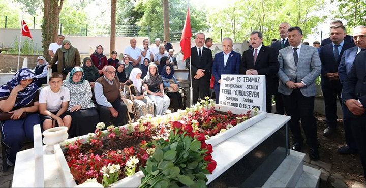 15 Temmuz Şehidi Ferdi Yurduseven Kabri Başında Anıldı