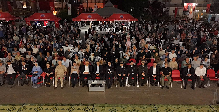 15 Temmuz Ruhu Bafra'da Bir Kez Daha Yaşatıldı