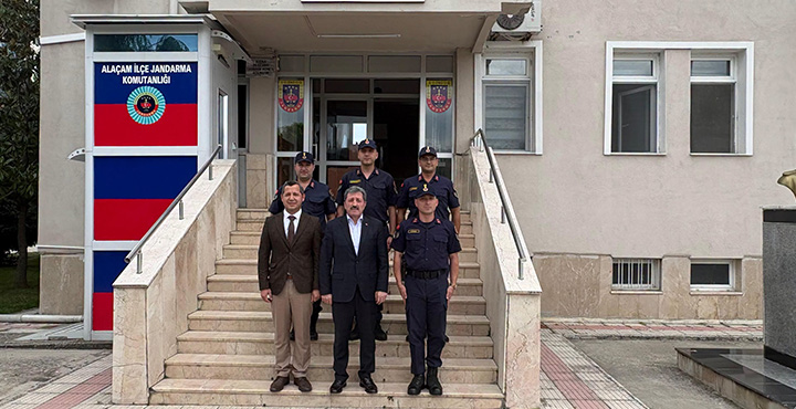 Vali Tavlı, Alaçam'da Asayiş ve Trafik Tedbirlerini İnceledi