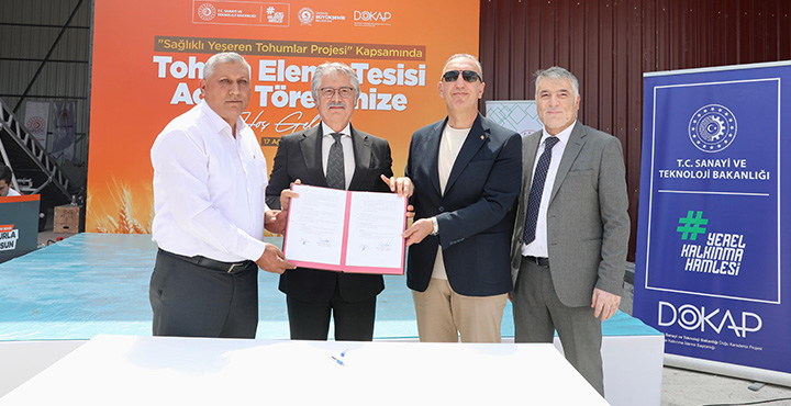 Tohum Eleme Tesisi Vezirköprü’de Hizmete Açıldı
