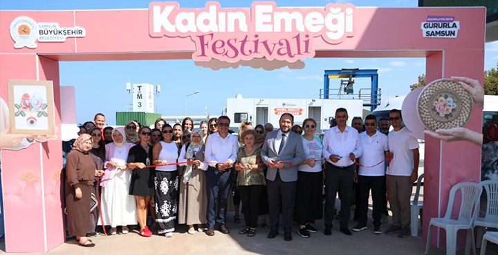 Samsun’da Kadınlar El Emeği Ürünlerini Sergiliyor