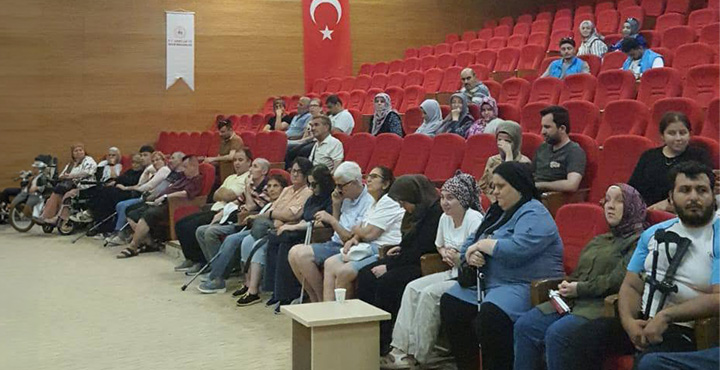 Engellilere Yönelik 5 Günlük Tatil Kampı Samsun'da Başladı