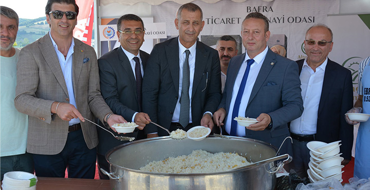 Başkan Serdal Sefa Kocabaş, Bafra Tarım ve Hayvancılık Fuarı’nda