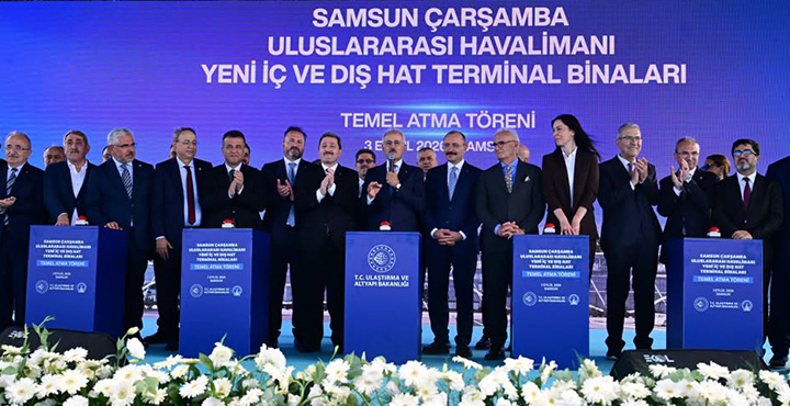 Çarşamba Havalimanı’nda Yeni Terminal Binaları İçin İlk Adım