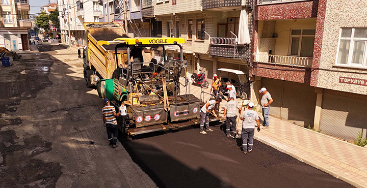 Bafra Belediyesi’nin Asfalt Atağı Sürüyor