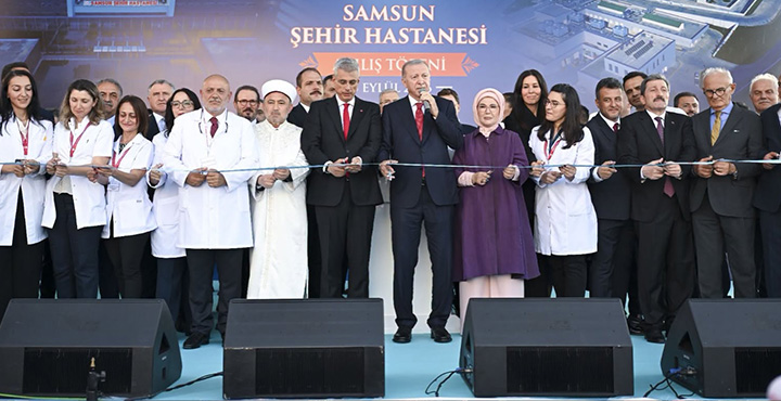 Samsun Şehir Hastanesi Resmi Törenle Hizmete Açıldı