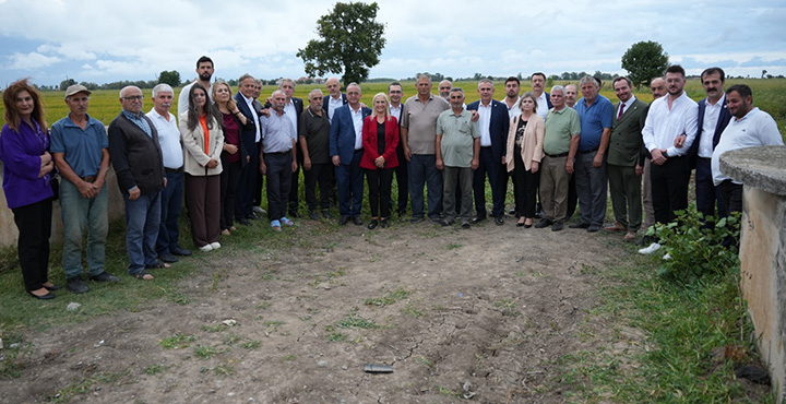 YENİ Parti'den Bafra'da Tarım Ziyareti