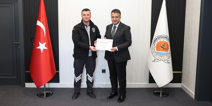 Başkan Doğan’dan Hayat Kurtaran Personele Teşekkür