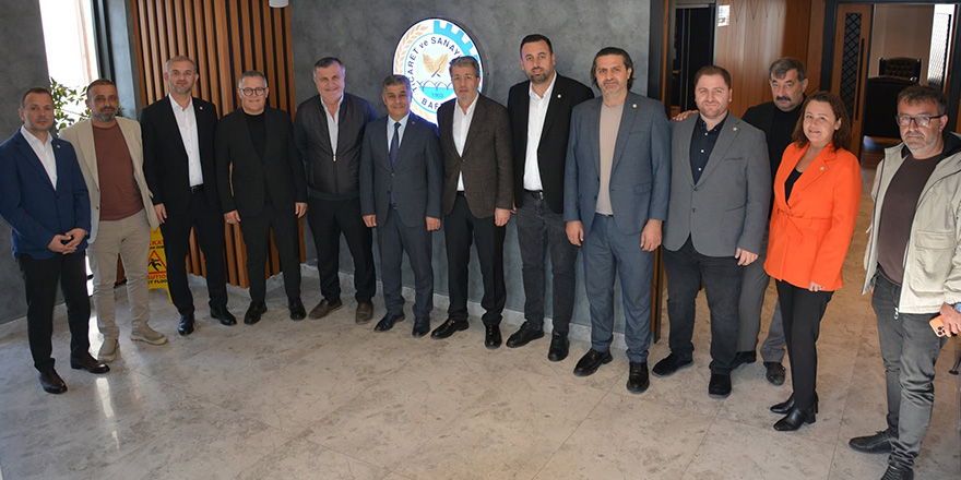 İş Dünyasından Bafra TSO Başkanı Göksel Başar’a Ziyaret