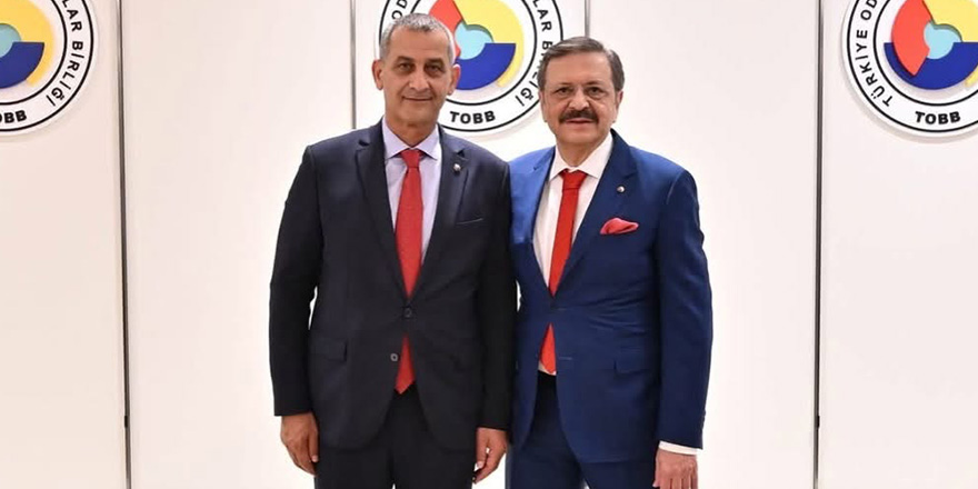 Bafra Ticaret Borsası’ndan TOBB Başkanı Hisarcıklıoğlu’na Ziyaret