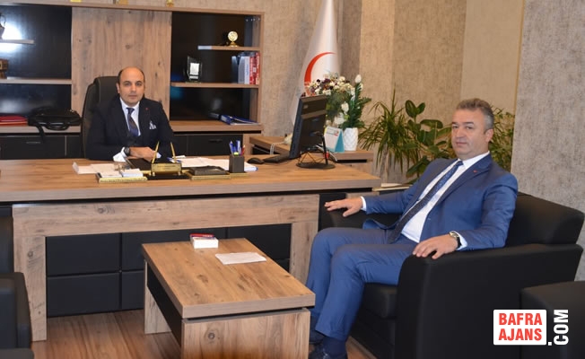 Başkan Topaloğlu’ndan İl Sağlık Müdürü Oruç’na Ziyaret