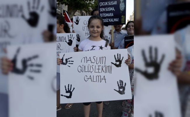 Amasya’da çocuk istismarına tepki yürüyüşü